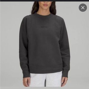 Lululemon Loungeful Embroidered Crewneck - Graphite Grey